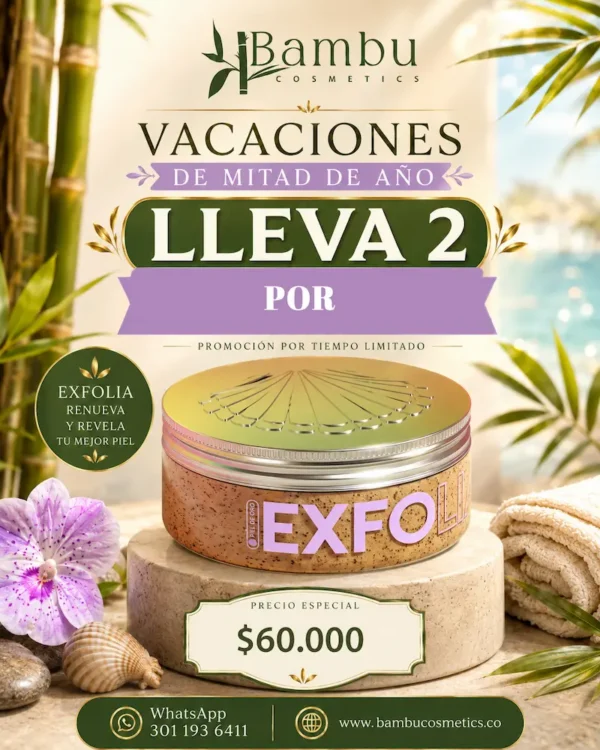 Lleva dos exfoliantes por :